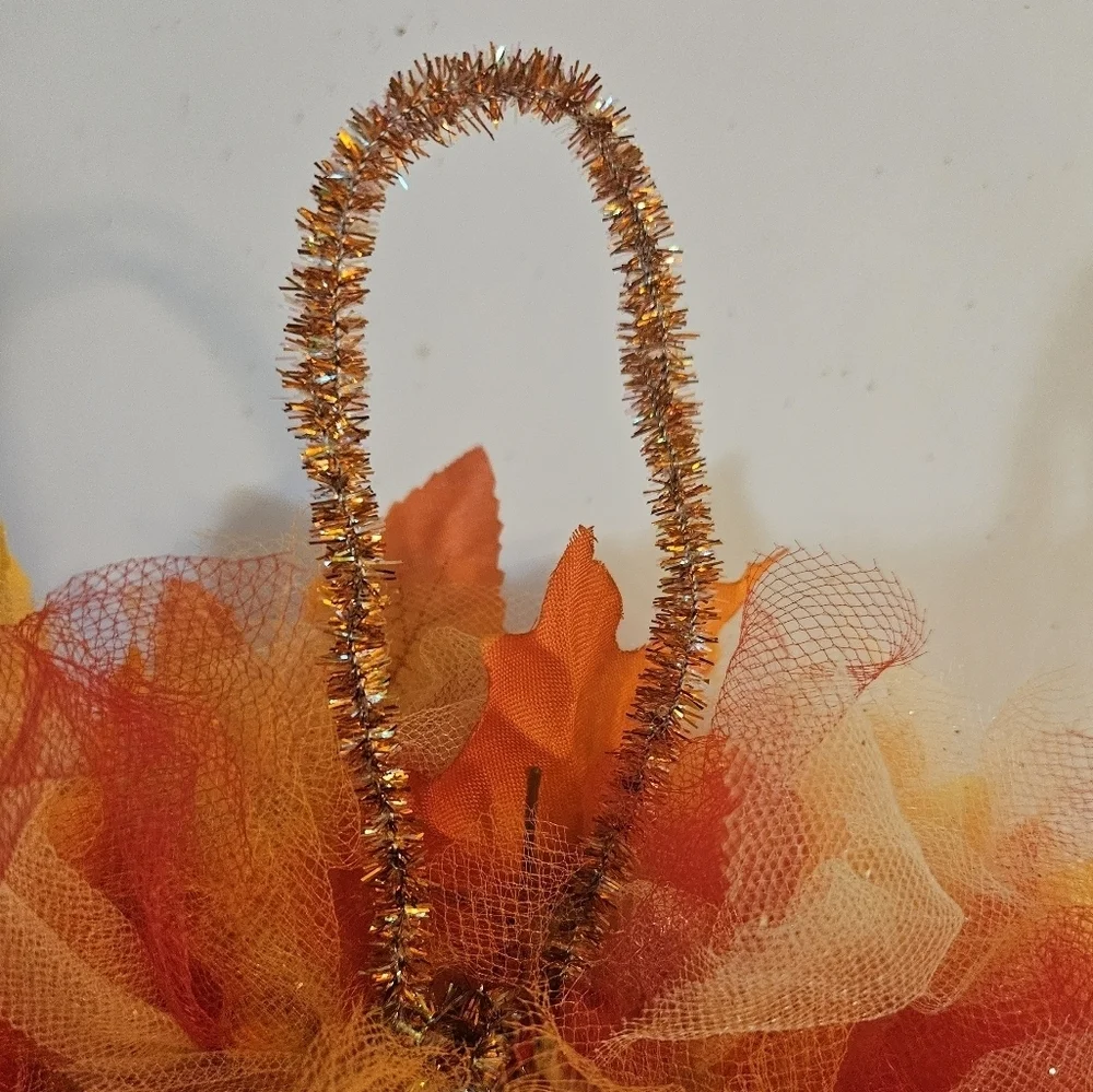 Handmade Fall Holiday Wreath Blessed Grateful Autumn Decor
